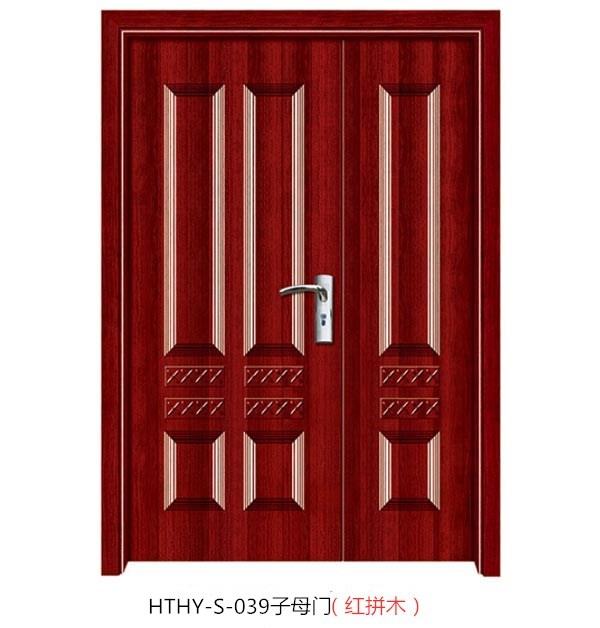 高档烤漆钢木门